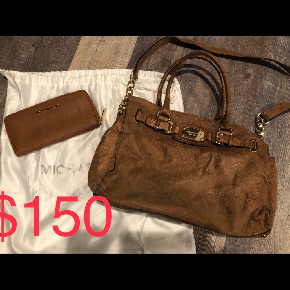 Alligator leather print bag